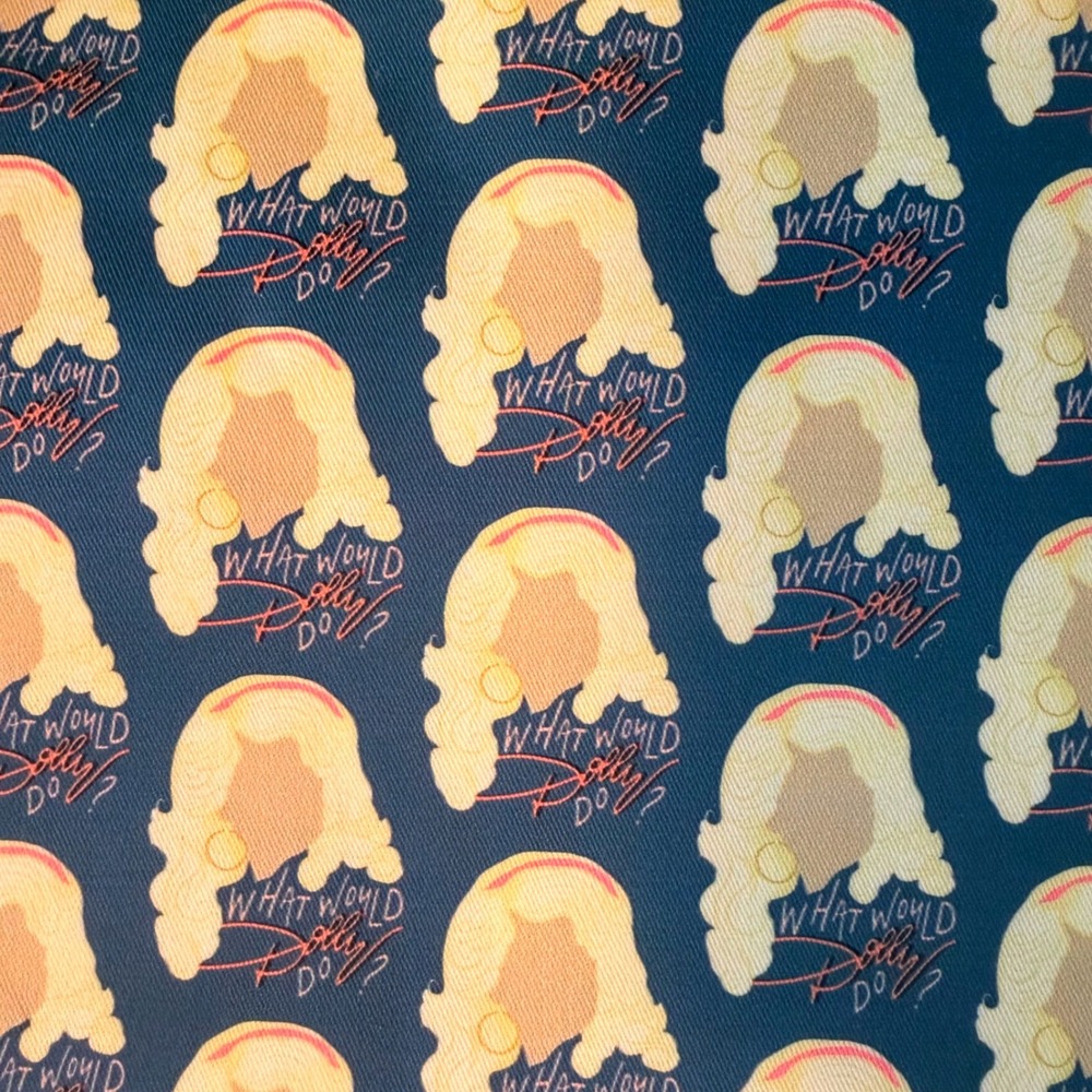 Dolly Parton "What Would Dolly Do" Lightweight Cotton Twill 4 yards x 42" Wide